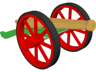 8PDR Cannon 3D Model