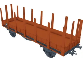 Wagon Stanchion 3D Model