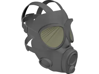 Gas Mask 3D Model