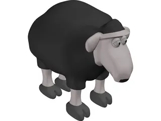 Baa Baa Black Sheep 3D Model