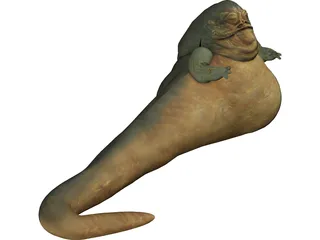 Star Wars Jabba the Hutt 3D Model