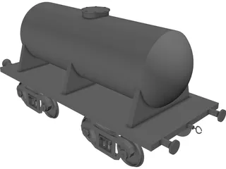 Tank Car 3D Model