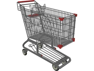 Shopping Cart 3D Model