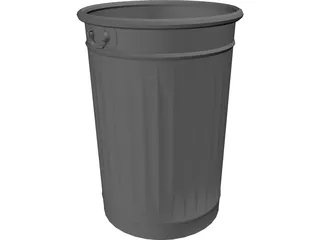 Dustbin 3D Model