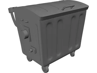 Trash Container 3D Model