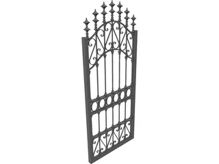 Iron Gate 3D Model