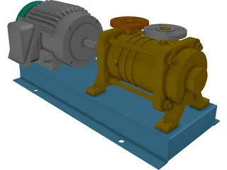 Pompetrevaini TBH 200 Pump 3D Model