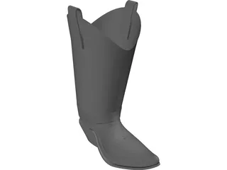 Cowboy Boot 3D Model