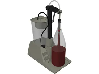 Wine Bottler 3D Model