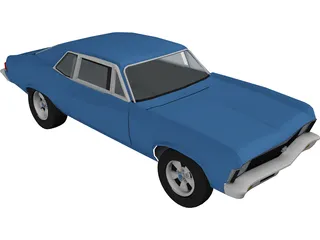 Chevrolet Nova SS (1972) 3D Model