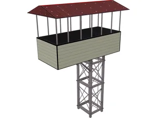 Flag Stand 3D Model