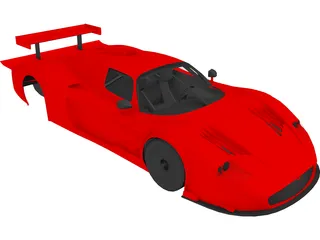 Maserati MC12 Body 3D Model