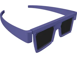 3D Glasses 3D Model