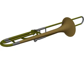 Trombone 3D Model