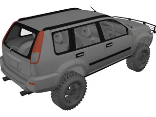 Nissan X-Trail 4x4 [Tuned] 3D Model