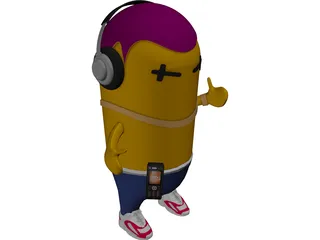 Music Monster 3D Model