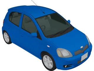 Toyota Vitz (2002) 3D Model