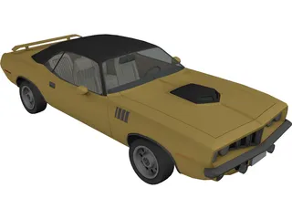 Plymouth Barracuda (1970) 3D Model