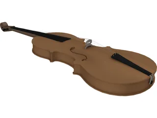 Violin 3D Model