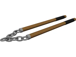 Nunchucks 3D Model