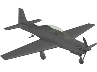 Embraer EMB 312 Tucano 3D Model
