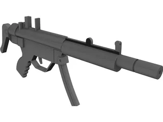 H&K MP5 3D Model