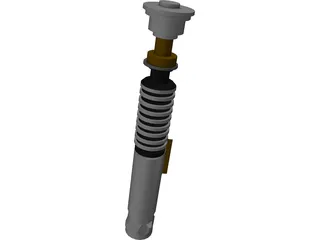 Luke Skywalker Lightsaber 3D Model