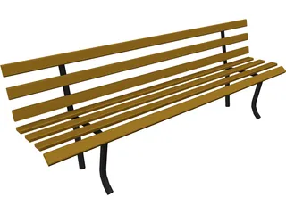 Bench 3D Model