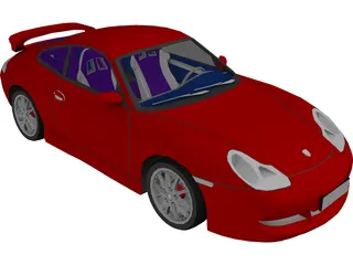 Porsche 911 996 GT3 3D Model