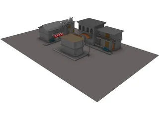 Buildings 3D Model