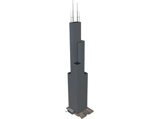 Sears Tower 3D Model