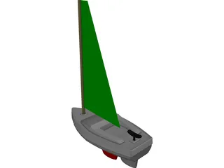 Vacuum Formed Model Boat 3D Model