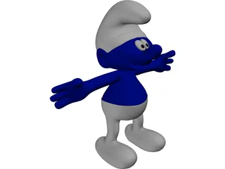 Smurf 3D Model