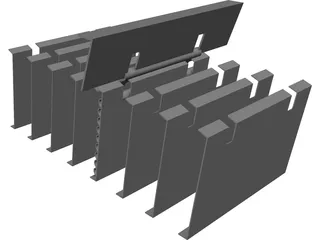 Pipe Rack Mechanism 3D Model