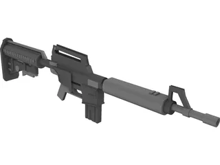 M4A1 3D Model