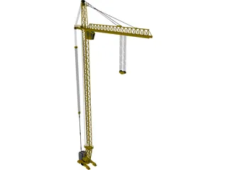 Tower Crane 3D Model