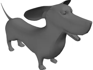 Dachshund 3D Model