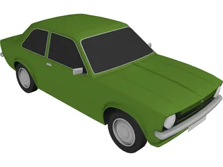 Opel Kadett C (1973) 3D Model