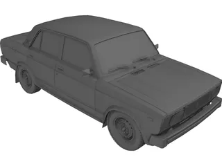 VAZ 2105 3D Model