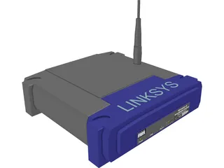 Linksys WRT54G 3D Model