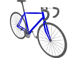 Bike Road 3D Model