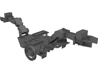 Robot - Autonomous Construction Vehicle 3D Model