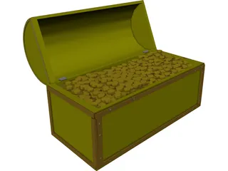 Treasure Chest 3D Model