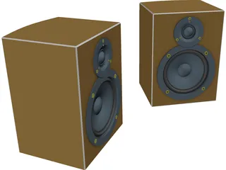 Speakers 3D Model