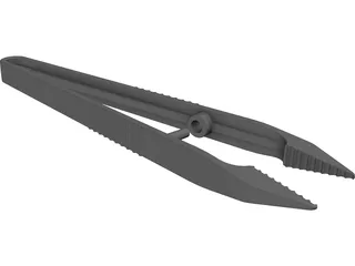 Hospital Tweezer 3D Model