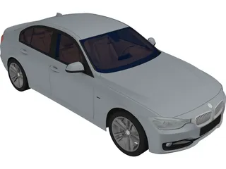 BMW 335i F30 (2015) 3D Model