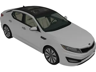 Kia Optima (2011) 3D Model