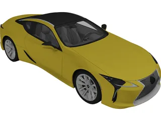 Lexus LC 500 (2017) 3D Model