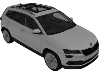 Skoda Karoq (2018) 3D Model