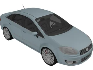 Fiat Linea (2007) 3D Model